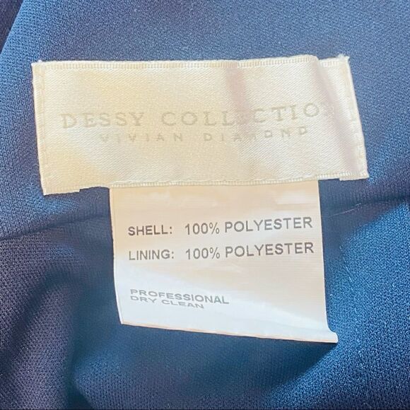 Dessy Collection Style 3019 Criss Cross Strap Backless Maxi Dress Size 2 NWOT - Picture 6 of 9